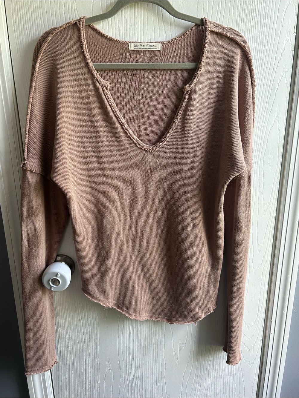 We the Free Raw-Edge Slouchy top